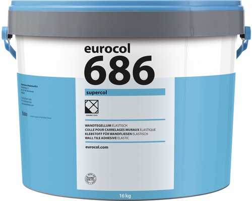 Eurocol 686 Supercol wandtegellijm, 16 kg emmer